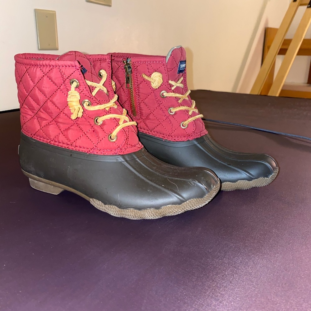 Sperry duck boots!
